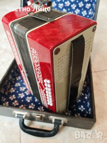 Оригинален Руски Соц СССР Акордеон Малыш 12 баса , снимка 5 - Акордеони - 50377436