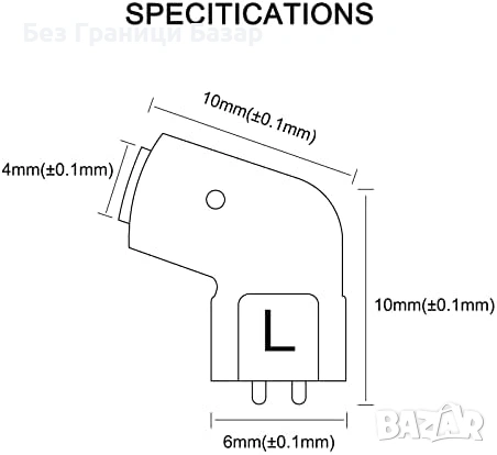 Нов MMCX женски към QDC 2Pin конвертор адаптер за KZ CCA TRN за IEM слушалки, снимка 2 - Други - 53567189