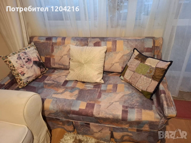 Двуместен старинен диван, снимка 6 - Дивани и мека мебел - 52482042