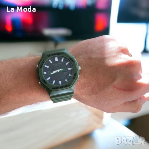 Часовник Casio G-Shock зелен реплика, снимка 1 - Мъжки - 46136824