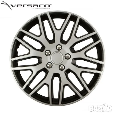 Тасове за джанти Versaco Dakar Silver / Black, снимка 1 - Аксесоари и консумативи - 47347720