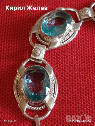 Ръчно изработена сребърна гривна Giannitiko ювелирно Арт бижу 52513, снимка 4 - Гривни - 53015760