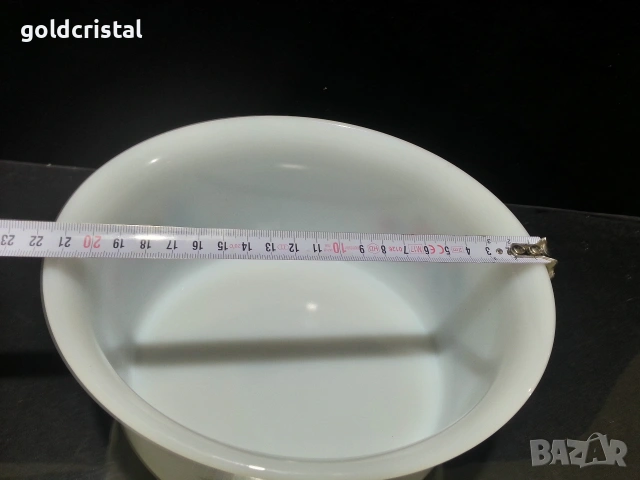 френски аркопал купа  , снимка 3 - Антикварни и старинни предмети - 53244126