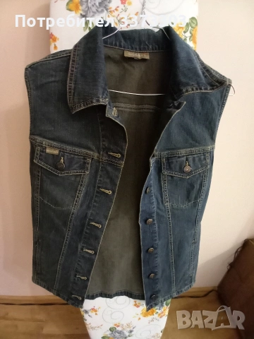 Дамско дънково елече , снимка 6 - Елеци - 53816861