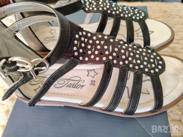Детски сандaли Tom Taylor за момиче, размер 35, снимка 2 - Детски сандали и чехли - 54099507