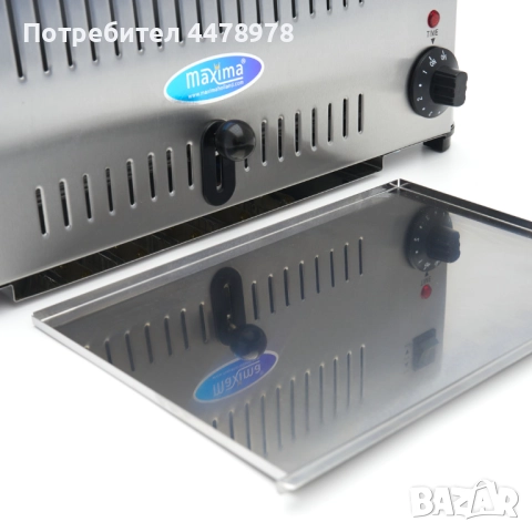 Бързонагряващ професионален тостер с тава за трохи – 6 филийки, снимка 4 - Обзавеждане на кухня - 52489713