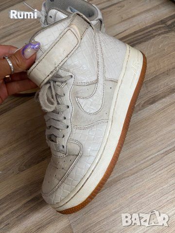 Оригинални кецове Nike Air Force 1 Hi Prm! 37,5 н, снимка 7 - Кецове - 46506909