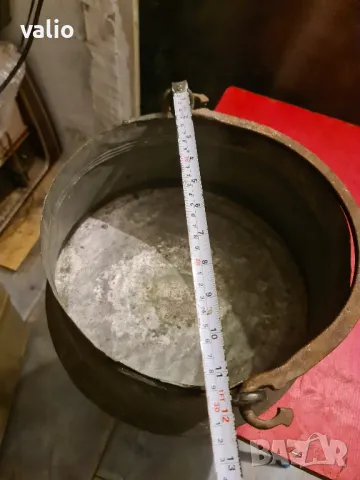 Стар бакър менче, снимка 5 - Антикварни и старинни предмети - 50205974