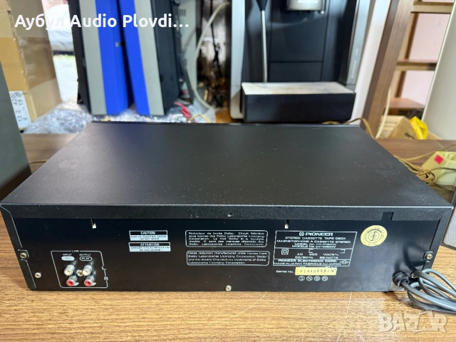 Vintage Pioneer Stereo Double Cassette Deck CT-1060W, снимка 6 - Декове - 53005755