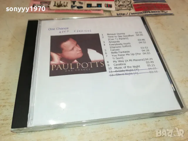 PAUL POTTS X2 CD-ЗА 15ЛВ ДВЕТЕ ВНОС ГЕРМАНИЯ 3012241648, снимка 9 - CD дискове - 48499434