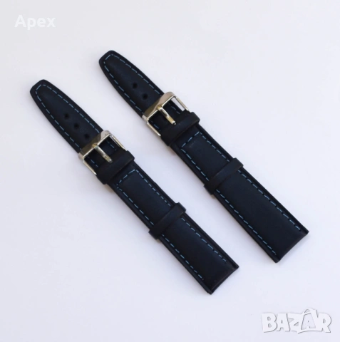 Силиконова Каишка за Часовник. Гумени Силиконови Каишки за Часовници 12 18 20 22 24мм Бяла Черна, снимка 12 - Каишки за часовници - 54011516