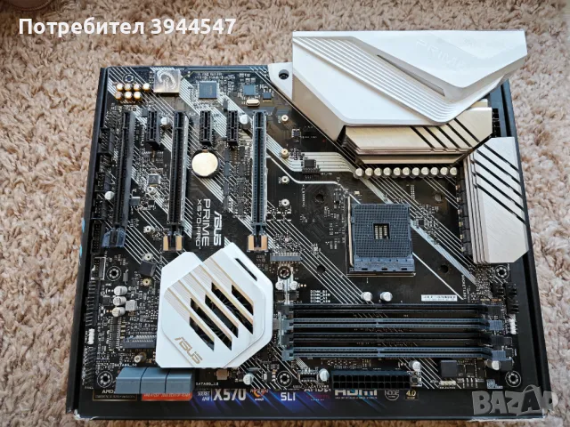 Дънна платка ASUS Prime X570-Pro АМ4, снимка 2 - Дънни платки - 49470816