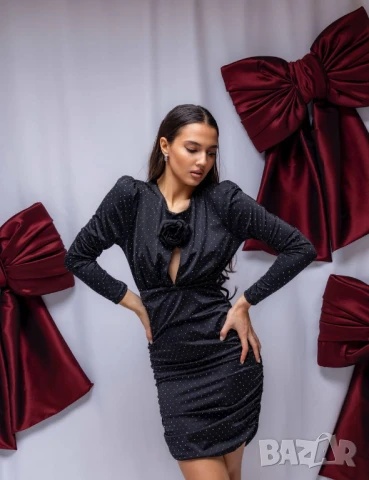 Рокля с ефектна ЗД роза🎁 , снимка 6 - Рокли - 51173585