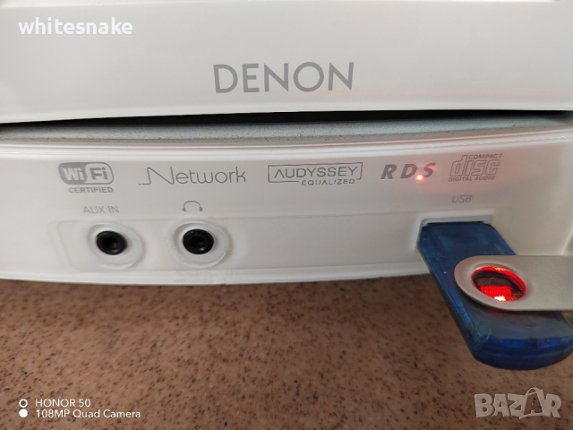 Denon Wireless Network CD Music System S-52, снимка 4 - Аудиосистеми - 44957026