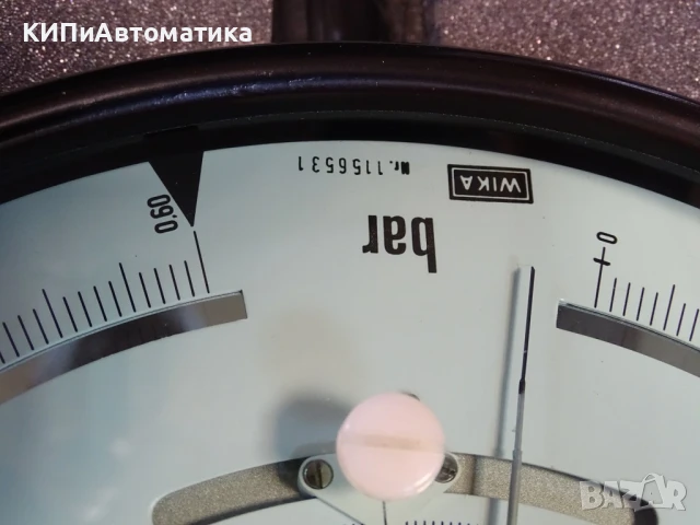 образцов манометър WIKA 341.11.250 (0-0.60)Bar precision test pressure gauge, снимка 4 - Резервни части за машини - 50505135