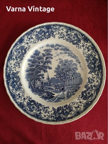 Колекционерска порцеланова чиния Royal Tudor Ware Англия. марк., снимка 1 - Колекции - 46289073