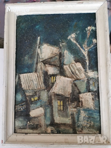 Стара  картина, снимка 2 - Картини - 52546603