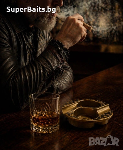 Месингов пепелник за 2 пури TRINIDAD, снимка 6 - Декорация за дома - 54282056