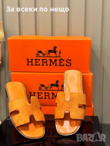 Дамски чехли Hermes - Различни цветове Код D408, снимка 6 - Чехли - 46637724