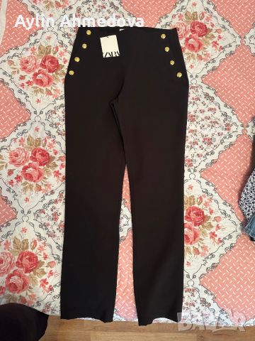 Прав панталон (Zara) с копчета, снимка 1 - Панталони - 45402889