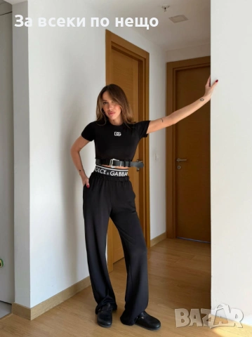 Dolce&Gabbana Дамски Спортен Комплект Тениска И Долнище🔝Дамски Спортен Екип Код I_245