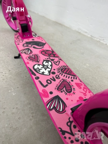 Сгъваема тротинетка AREBOS с регулируема височина , снимка 5 - Скутери и тротинетки - 52008599