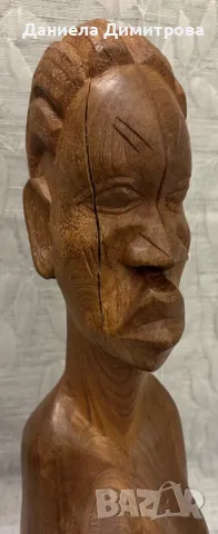 Фигура на бюст от дърво масив, снимка 6 - Статуетки - 50431603