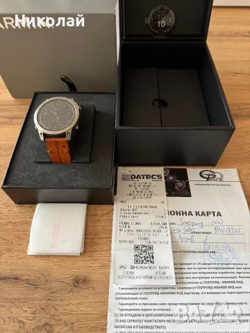 Garmin Fenix 7 pro sapphire solar edition titanium/chestnut., снимка 4 - Смарт часовници - 49231561