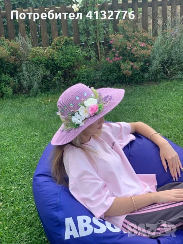 Шапките с цветя и мъниста ще направят вашия образ незабравим. , снимка 7 - Шапки - 51278661