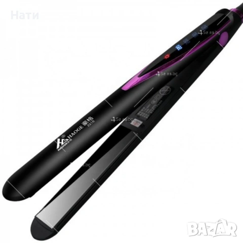 Професионална преса за коса с турмалинови керамични плочи + Подарък 2 броя Компактен кристален уред , снимка 3 - Преси за коса - 54036037