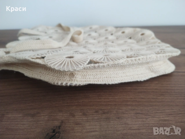 Елегантна дамска лятна плетена чанта., снимка 6 - Чанти - 54012956