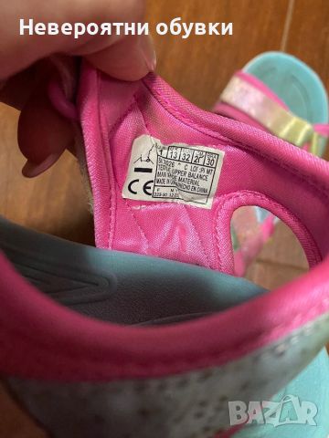 Детски сандали Skechers 32 светещи, снимка 3 - Детски сандали и чехли - 46022904