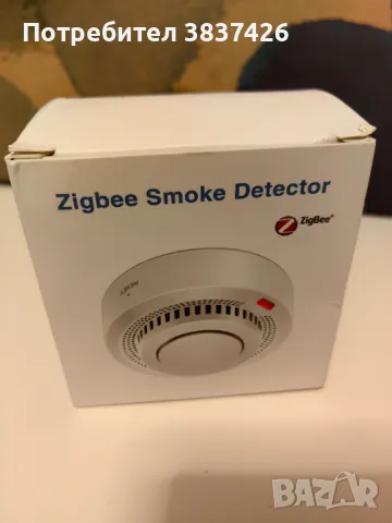 Сензор детектор датчик за дим zigbee Tuya ZigBee Smart Smoke Detector , снимка 1 - Друга електроника - 47949503