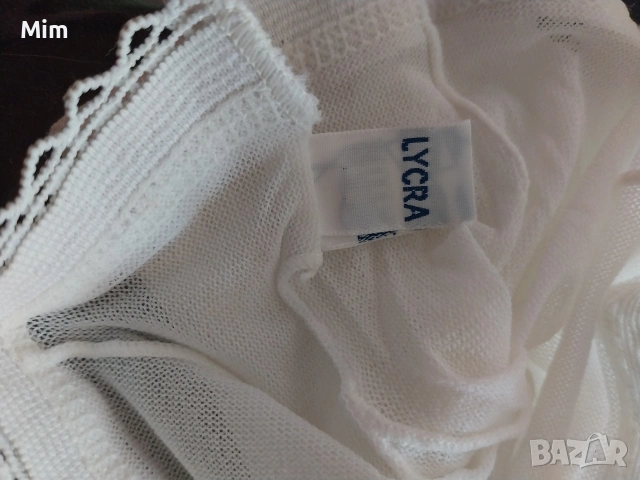 Ihici S Бял чорапогащник с ръб , снимка 6 - Бельо - 53882336