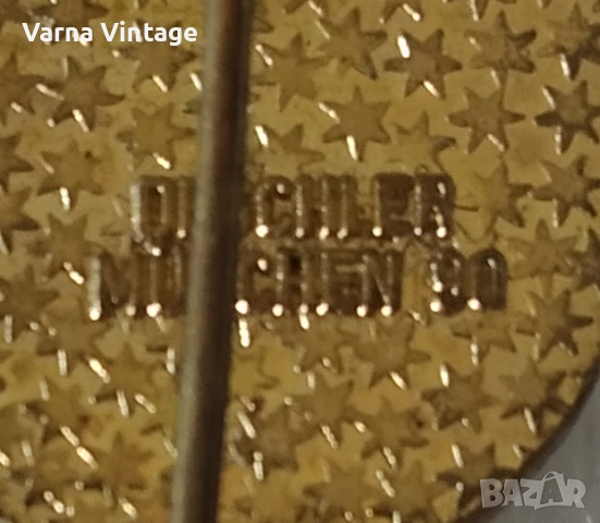 Рядка немска значка. 1950 г. DESCHLER MUNCHEN 90. Германия., снимка 3 - Колекции - 51887827