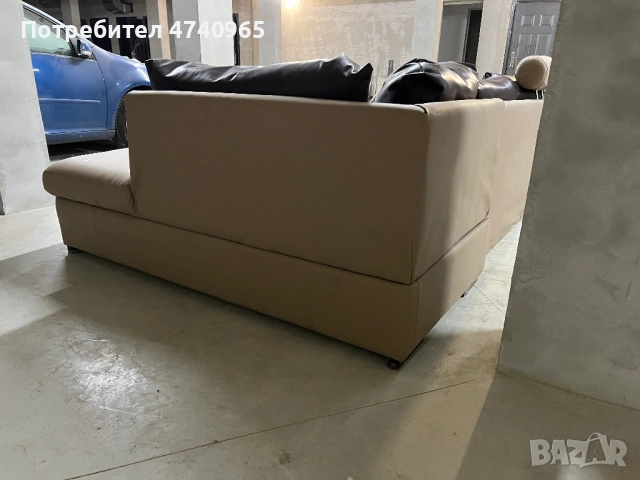 Кожен разтегателен диван, снимка 8 - Дивани и мека мебел - 53802602