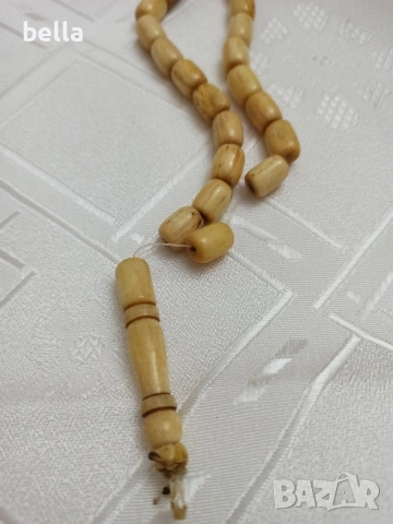 Броеница камилска кост -21 зърна , снимка 4 - Антикварни и старинни предмети - 54223987