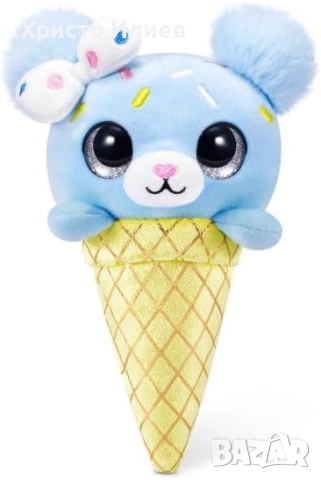 COCO CONES ZURU Плюшено животинче в конус 3 броя комплект, снимка 3 - Плюшени играчки - 52287433