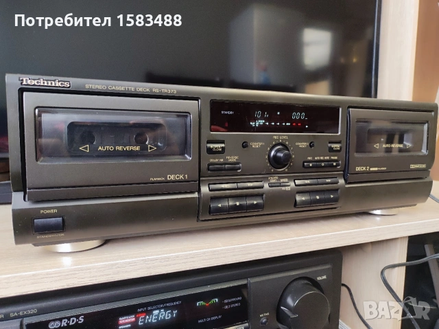 Technics rs-tr373 касетен дек 