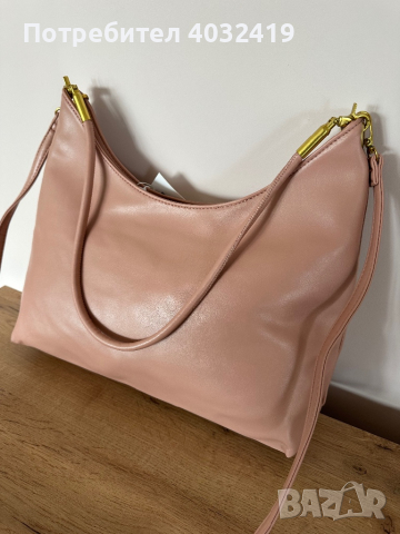 Розова дамска чанта с две дръжки , снимка 2 - Чанти - 45004014