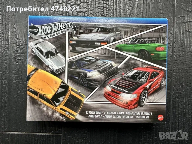 Hot wheels 6 pack Toyota Mazda Nissan Honda Acura Datsun +подарък, снимка 3 - Колекции - 53753017