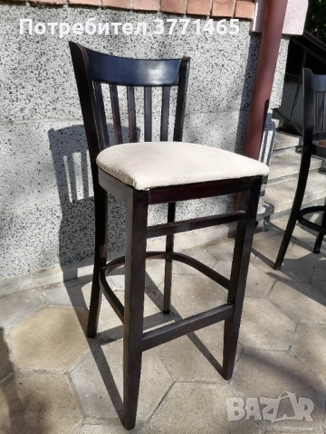 Бар стол парен бук, снимка 3 - Столове - 52738241