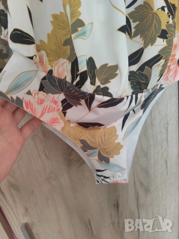 Zara боди- блуза С размер , снимка 2 - Блузи с дълъг ръкав и пуловери - 53578961