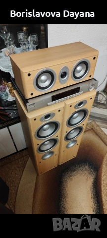тонколони Jamo E350 + ресивър sony + Субуфер Panasonic , снимка 2 - Тонколони - 53024931