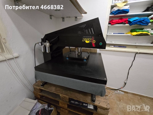 Пневматична термо преса 75х105см до 220 градуса, снимка 2 - Други машини и части - 52652099