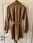 Ново кафяво елегантно кожено сако тип риза , снимка 3