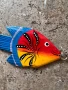 Ключодържател с дървена рибка, снимка 2