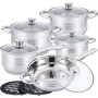 Комплект съдове за готвене 12 части Cheffinger, снимка 1