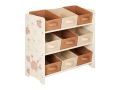 Детска дървена етажерка органайзер за детски играчки и принадлежности, снимка 1