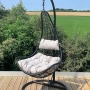 Елегантен Висящ Ратанов стол - Градинска Водоустойчива Люлка Style, снимка 2